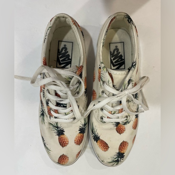 Vans Pineapple Print Sneakers Women’s Size 6 - Picture 9 of 11